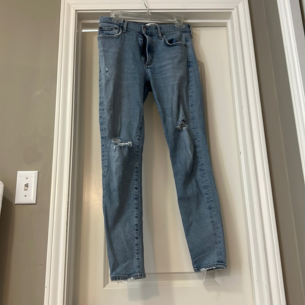 Agolde skinny light weight jeans